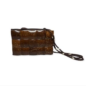 Unique Tropical Coconut Crossbody Purse